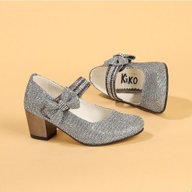 Resim Kiko Kids 752 Çupra Günlük Kız Çocuk 4 Cm Topuklu Babet Ayakkabı 001 