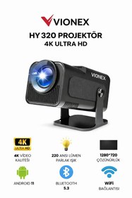 Resim Qifit VDO HY320 CANLI GÖRÜNTÜ FULL HD PROJEKSİYON CİHAZI UZAKTAN BAĞLANTI ANDROİD 