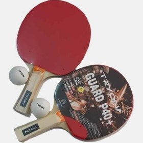 Resim Tyon Masa Tenisi 2 Raket 3 Top Seti MTS-200 