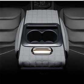 Resim Dashanshop Pupu Universal Araç Konsol Organizatörü Elegant Grey 6 Renk Kalemlikli Çizilmeye Dayanıklı 