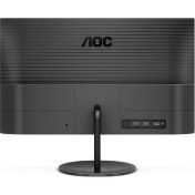 Resim Q27V4EA 27" IPS 4 ms 75 Mhz 1xHDMI 1xDP QHD 2560x1440 Hoparlör Çerçevesiz Flicker-Free Vesa Siyah Monitör AOC