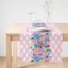 Resim Çiçek Desenli Dijital Baskılı Özel Tasarım Süet Runner 