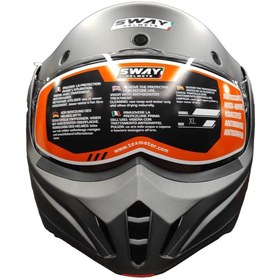 Resim Sway Sw 907 Stratos 180 Çene Açılır Motosiklet Kaskı 
