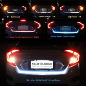 Resim Bagaj Altı Kayar Kayan Led 7 Renkli Fonksiyonlu Su Geçirmez 120 Cm 