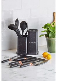 Resim Valletta Nairobi Isıya Dayanıklı Silikon Standlı 12 Parça Servis 