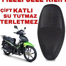 Resim Rks Sniper 50 Cc Motosiklet Sele Koltuk Kılıfı 3D Çift Katlı File (487598758) 