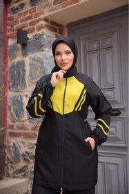 Resim MİMİ Luxury Wear Kadın Tesettür Eşofman Takımı, Alt-üst Takım Fermuarlı 