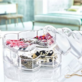 Resim Kalpli Kapaklı Mücevher Kutusu Takı Ve Aksesuarlar İçin Kapaklı Mücevher Saklama Çözümü Diğer 