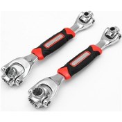 Resim Besthome1 52'li Somun Anahtarı Seti - Manyetik Uç, 360 Derece Dönüş, Kırmızı-siyah Sap, Sert Malzeme 