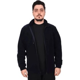 Resim Kordak Jandarma Yazılı Lacivert Askeri Polar Hırka 
