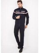 Resim 2 Iplik Erkek Spor, 4 Cepli, Dik Yaka Lacivert Beyaz 4 Mevsim Reg Lacivert 