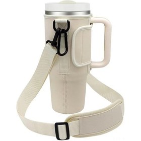 Resim Geeksen 40oz Buzluk Bardak Kılıfı, Su Matarası Isı Saklama Kılıfı, Taşınabilir, Dayanıklı, Çeşitli Kaplar İçin Uygun, Yeşil Ve Pratik Pembe 