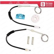 Resim Mercedes S Class W140 1992-1999 İçin Arka Sol Cam Kriko Tamir Set 
