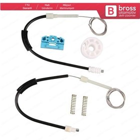 Resim Mercedes S Class W140 1992-1999 İçin Arka Sol Cam Kriko Tamir Set 