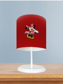 Resim Mekta Home Bebek Ve Çocuk Odası Mickey Mause Desenli Abajur 