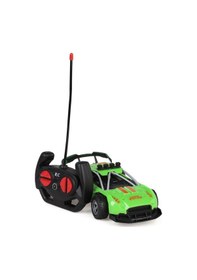Resim Şarjlı Ve Darbeye Dayanıklı Rc Araba - Super Racer 1:18 Off-road Yeşil 