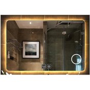 Resim DNR Mirror 70x110 Cm Buğu Yapmayan Makyaj Aynalı Dokunmatik Günışığı Ledli Dikdörtgen Banyo Aynası 