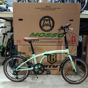 Resim Ümit 2034 Cunda 6S Katlanır Bisiklet 20 Jant 6 Vites Turkuaz 