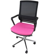 Resim Uzayofismobilyaları Uzay Ofis Nehir Çalışma Koltuğu - Pembe 