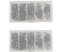 Resim Xin Yue Zhang Ξ Ny Ue Zhang 192 Adet Bakır Alaşım Balıkçılık Döner Yapış Bilyalı Rulman Kilit Döner Konektör Olta Takımı Kiti (Yurt Dışından) 