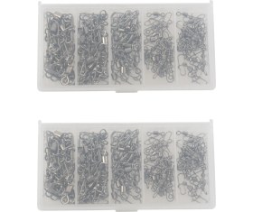 Resim Xin Yue Zhang Ξ Ny Ue Zhang 192 Adet Bakır Alaşım Balıkçılık Döner Yapış Bilyalı Rulman Kilit Döner Konektör Olta Takımı Kiti (Yurt Dışından) 