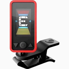 Resim Planet Waves Eclipse Headstock Tuner Kırmızı, Kromatik Akort Cihazı - Kırmızı 