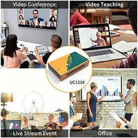 Resim Avmatrix UC1218 Video Çekimi, Canlı Yayın için USB 3.1GEN1 üzerinden HDMI Sinyali, Grafik Yakalama Video Çözünürlüğü için, 1080P 60Hz'e kadar destekler, Tak ve Çalıştır (UC1218) 