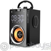 Resim ALLY MC H3 Dijital Saatli Super Bass Bluetooth Hoparlör Subwoofer 