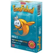 Resim EasyFishoil Omega3 ve Vitamin D Balık Yağı Çiğnenebilir 30 Jel 