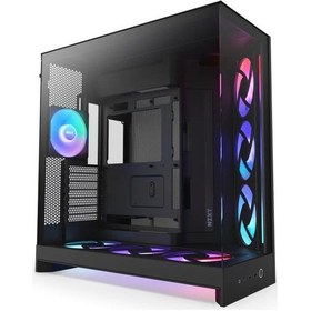 Resim Nzxt H Series H9 Flow Rgb+ Cm-h92fb-p1 Siyah Atx Mid Tower Gaming Akak0nzx0063 