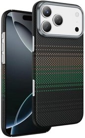 Resim Apple iPhone 17 Pro ile Uyumlu Kılıf, Magsafe Şarj Özellikli, Ultra Slim, Aramid Karbon Fiber Kevlar, Şafak 