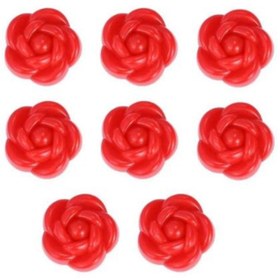 Resim Genel Markalar 8 adet Kırmızı Gül Desenli Yorgan Battaniye Sabitleme Klipsi Nevresim Kırlent Kılıf Tutucu 