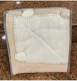 Resim Özdilek Pamuklu Ponponlu Bebek Battaniyesi Bej 