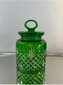 Resim Paşabahçe Kitchen Başak Dekorlu 1085 Cc Renkli Orta Boy Cam Kavanoz Hijyenik Ve Şık Saklama Yeşil 