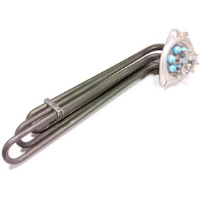Resim SERN 4500W Üçgen Ters Flanş(Büyük) Trifaze Isıtıcı Rezistans F2208-1P İncolay 800 