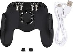 Resim LetCart Telefon Oyun Kumandası, Soğutma Fanlı Mobil Oyun Kumandası, Kablosuz Oyun Kumandası Android Akıllı Telefon Oyun Gamepad Joystick PC Windows/PS3/Android TV 