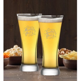 Resim Kişiye Özel Isimli 2’li Tasarım Bira Bardağı-6 