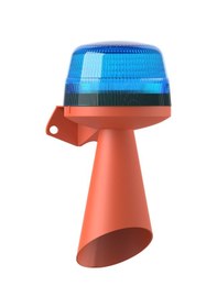 Resim Mesan Led Multifonksiyon 10 Ses Borulu Siren Mavi 110-230vac Ms 5840.5.110-230vac 