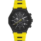 Resim Navimarine Hh03 Chronograph Silikon Sarı Erkek Kol Saati Gri 