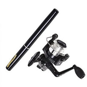 Resim Valkyrie 1 Metre Teleskopik 5.1.1 Kalem Spin Kamış Mini Cep Olta Seti 