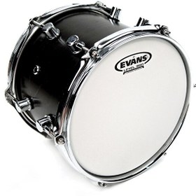 Resim Evans B12G12 12" Deri Tom ve Trampet Kumlu Beyaz Tek Kat 