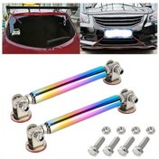 Resim 2 Adet Araba Modifikasyon Yapıştırıcı Çevreli Çubuk Kolu Ön Ve Arka Çubuklar Sabit Ön Dudak Arka Kürek, Uzunluk: 10cm Renk 