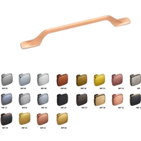 Resim ÇEBİ Mat Altın Siyah Detaylı 160 mm Çekme Mobilya Kulpu MP30 (A1111160130) 