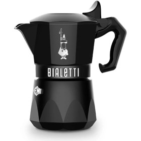 Resim Feyza Design 2 Kişilik Siyah Moka Pot, Şık ve Kullanışlı Kahve Demleme Aleti 