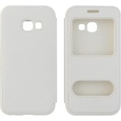 Resim Nettech Samsung Galaxy A520 A5 2017 Uyumlu Pencereli Kapaklı Kılıf 