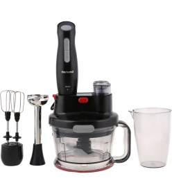 Resim Pratik Mutfak Robotu Siyah, Fonksiyonel ve Çok Yönlü Temizlik Aleti 