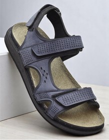 Resim 240105 Ortopedik Taban Erkek Sandalet Erkek Cırtlı Sandalet Lacivert 