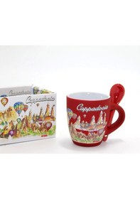 Resim Tekli Yöresel Kahve Fincanı Alk1563 Çok Renkli 