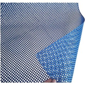 Resim Mavi Islak Zemin Matı Kaydırmaz Pvc Paspas Banyo Kaymaz Yer Matı S Mat Petek Mat 