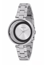 Resim Ferrucci Fc51897 Silver Renk Çelik Kadın Kol Saat+bileklik 